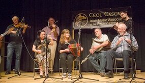 Tim Collins and Francis Cunningham at Cascadia Irish Music Week, July 28 - August 3